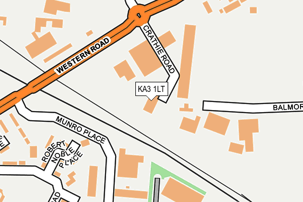 KA3 1LT map - OS OpenMap – Local (Ordnance Survey)