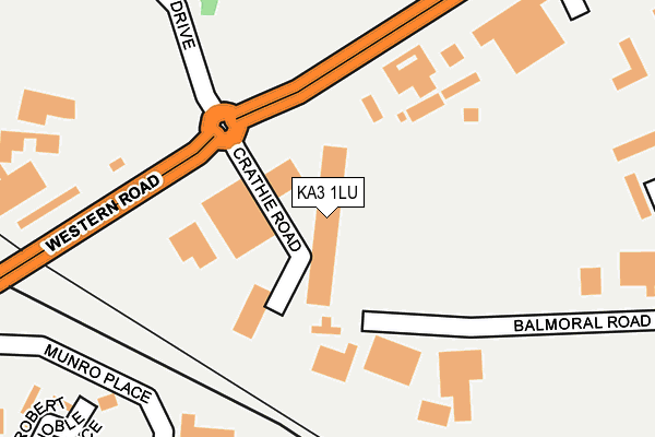 KA3 1LU map - OS OpenMap – Local (Ordnance Survey)