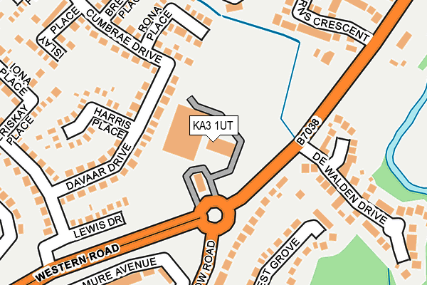 KA3 1UT map - OS OpenMap – Local (Ordnance Survey)