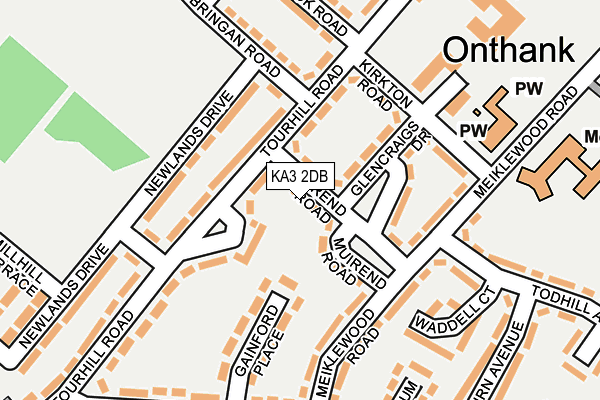 KA3 2DB map - OS OpenMap – Local (Ordnance Survey)