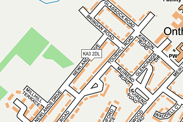 KA3 2DL map - OS OpenMap – Local (Ordnance Survey)