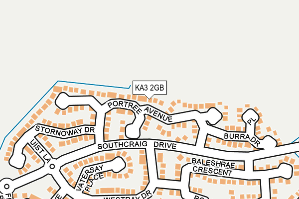KA3 2GB map - OS OpenMap – Local (Ordnance Survey)