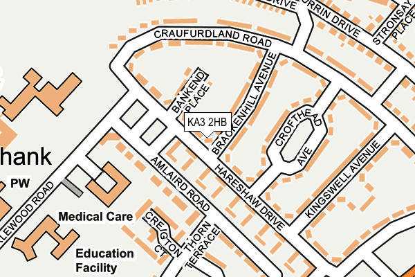 KA3 2HB map - OS OpenMap – Local (Ordnance Survey)