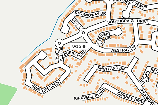 KA3 2HH map - OS OpenMap – Local (Ordnance Survey)
