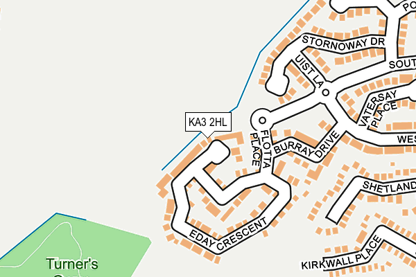 KA3 2HL map - OS OpenMap – Local (Ordnance Survey)
