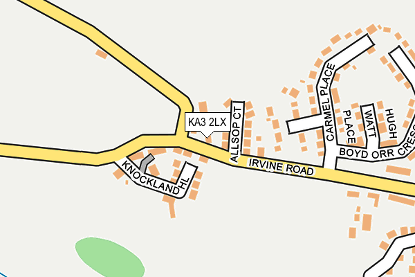 KA3 2LX map - OS OpenMap – Local (Ordnance Survey)