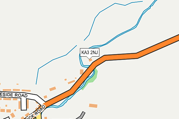 KA3 2NJ map - OS OpenMap – Local (Ordnance Survey)