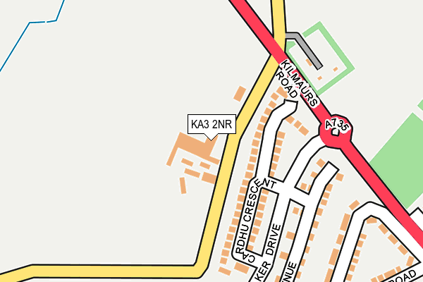KA3 2NR map - OS OpenMap – Local (Ordnance Survey)