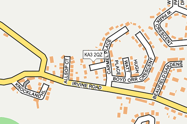KA3 2QZ map - OS OpenMap – Local (Ordnance Survey)