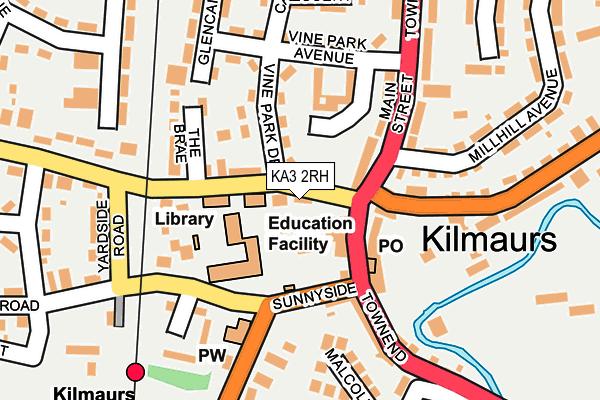 KA3 2RH map - OS OpenMap – Local (Ordnance Survey)