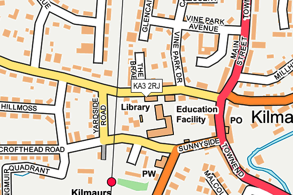 KA3 2RJ map - OS OpenMap – Local (Ordnance Survey)