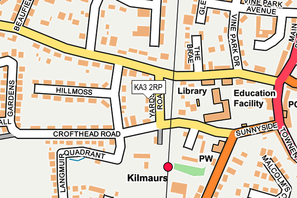 KA3 2RP map - OS OpenMap – Local (Ordnance Survey)