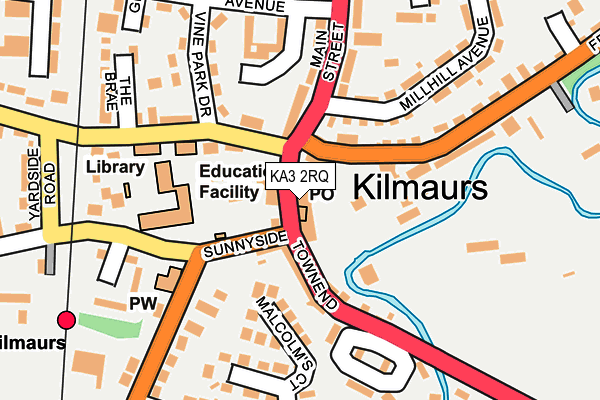 KA3 2RQ map - OS OpenMap – Local (Ordnance Survey)