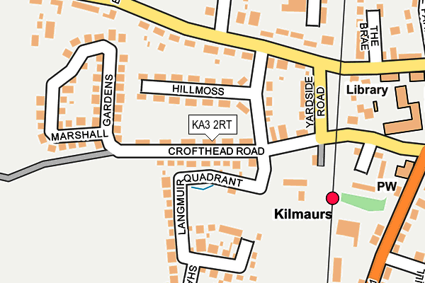 KA3 2RT map - OS OpenMap – Local (Ordnance Survey)