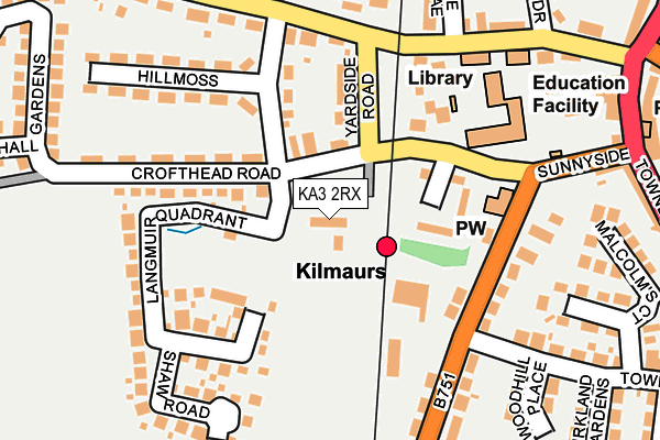 KA3 2RX map - OS OpenMap – Local (Ordnance Survey)