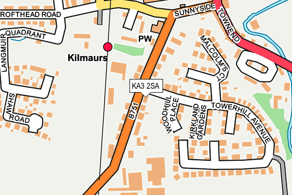 KA3 2SA map - OS OpenMap – Local (Ordnance Survey)