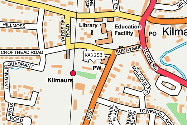 KA3 2SB map - OS OpenMap – Local (Ordnance Survey)
