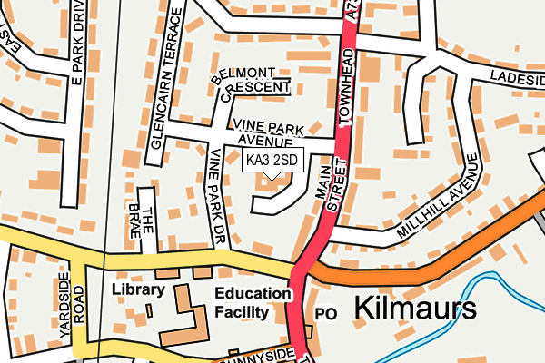 KA3 2SD map - OS OpenMap – Local (Ordnance Survey)