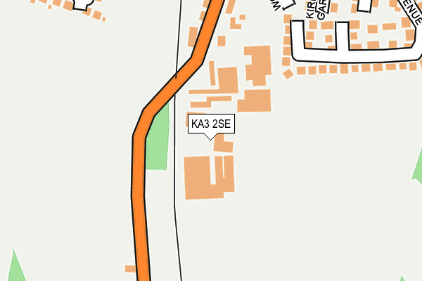 KA3 2SE map - OS OpenMap – Local (Ordnance Survey)