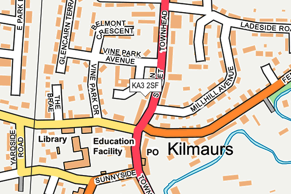 KA3 2SF map - OS OpenMap – Local (Ordnance Survey)