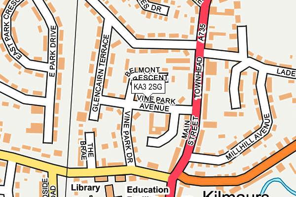KA3 2SG map - OS OpenMap – Local (Ordnance Survey)