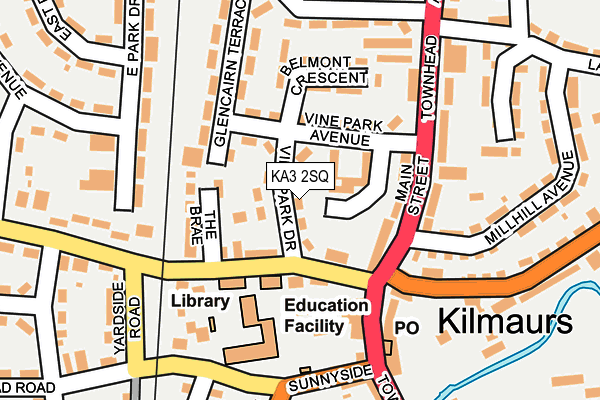 KA3 2SQ map - OS OpenMap – Local (Ordnance Survey)