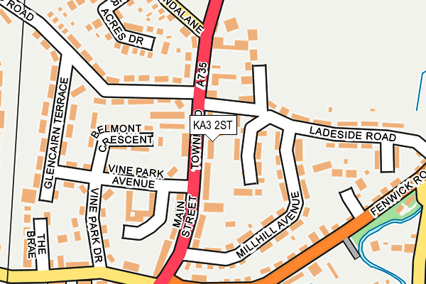 KA3 2ST map - OS OpenMap – Local (Ordnance Survey)