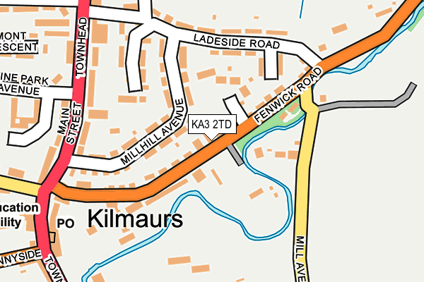 KA3 2TD map - OS OpenMap – Local (Ordnance Survey)
