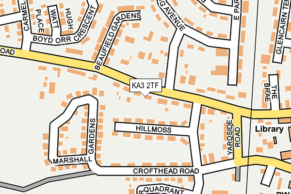 KA3 2TF map - OS OpenMap – Local (Ordnance Survey)