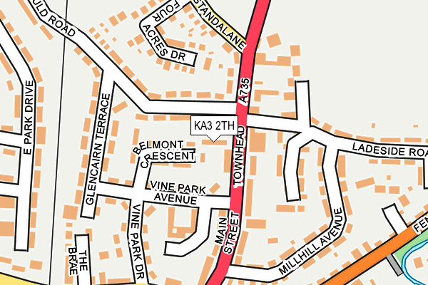 KA3 2TH map - OS OpenMap – Local (Ordnance Survey)