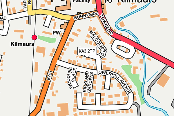 KA3 2TP map - OS OpenMap – Local (Ordnance Survey)