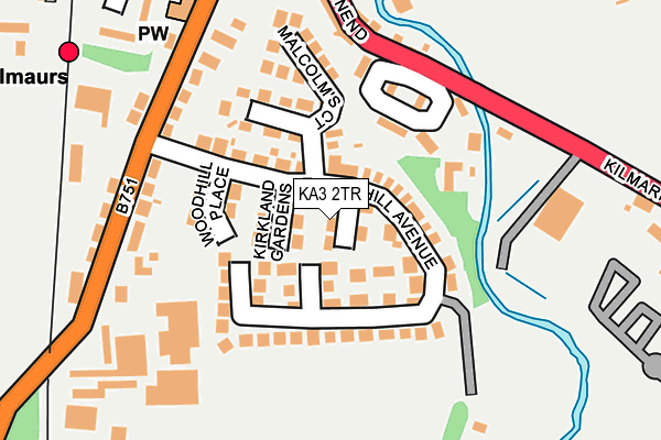 KA3 2TR map - OS OpenMap – Local (Ordnance Survey)