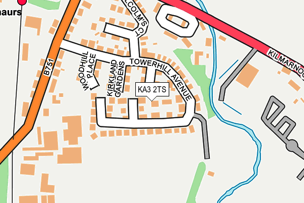 KA3 2TS map - OS OpenMap – Local (Ordnance Survey)