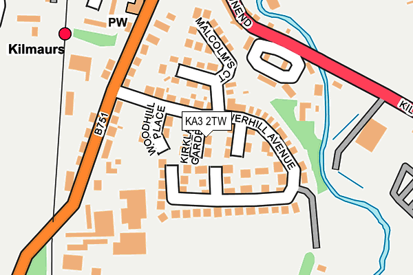 KA3 2TW map - OS OpenMap – Local (Ordnance Survey)