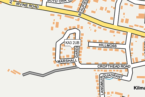 KA3 2UB map - OS OpenMap – Local (Ordnance Survey)