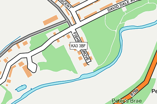 KA3 3BF map - OS OpenMap – Local (Ordnance Survey)