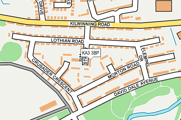 KA3 3BP map - OS OpenMap – Local (Ordnance Survey)