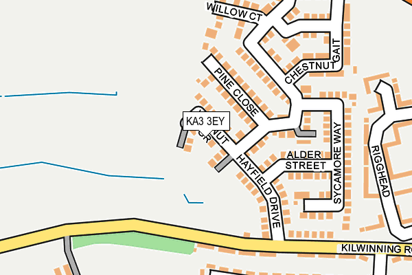 KA3 3EY map - OS OpenMap – Local (Ordnance Survey)