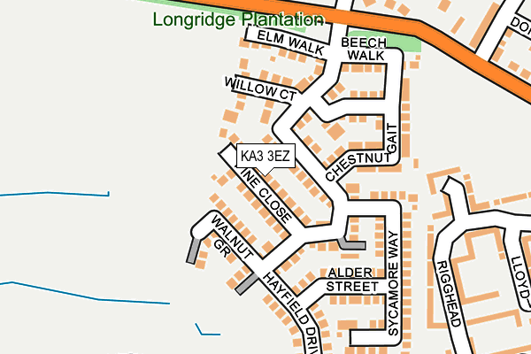 KA3 3EZ map - OS OpenMap – Local (Ordnance Survey)