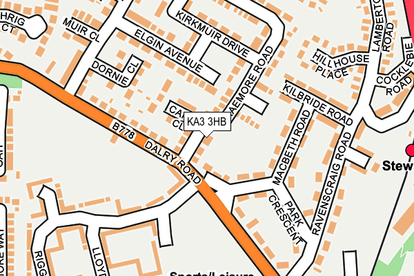 KA3 3HB map - OS OpenMap – Local (Ordnance Survey)