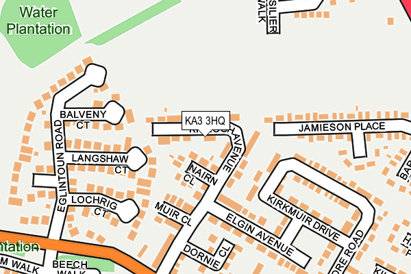 KA3 3HQ map - OS OpenMap – Local (Ordnance Survey)