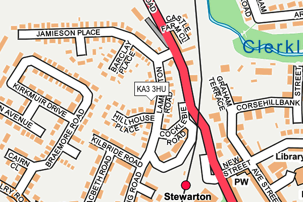 KA3 3HU map - OS OpenMap – Local (Ordnance Survey)