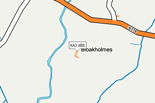 KA3 4BS map - OS OpenMap – Local (Ordnance Survey)