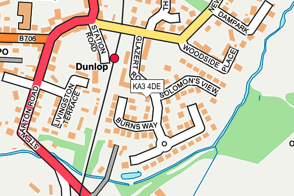 KA3 4DE map - OS OpenMap – Local (Ordnance Survey)