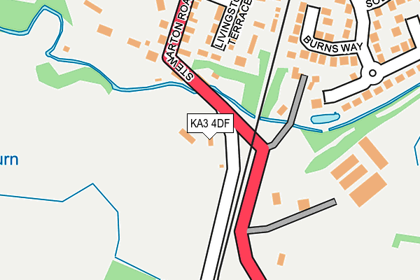 KA3 4DF map - OS OpenMap – Local (Ordnance Survey)