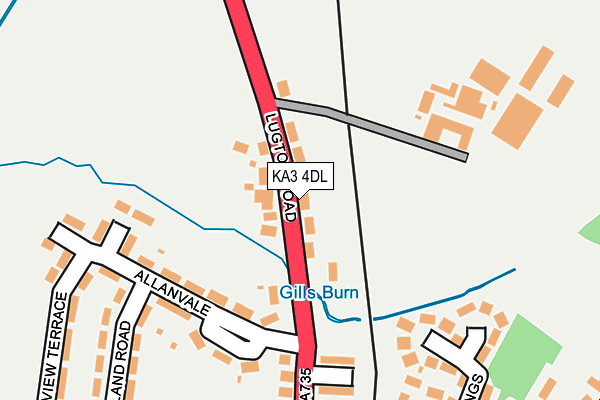 KA3 4DL map - OS OpenMap – Local (Ordnance Survey)