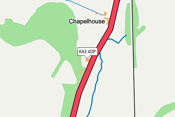 KA3 4DP map - OS OpenMap – Local (Ordnance Survey)