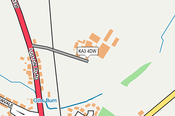 KA3 4DW map - OS OpenMap – Local (Ordnance Survey)