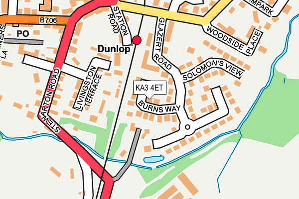 KA3 4ET map - OS OpenMap – Local (Ordnance Survey)