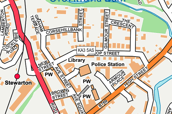 KA3 5AS map - OS OpenMap – Local (Ordnance Survey)